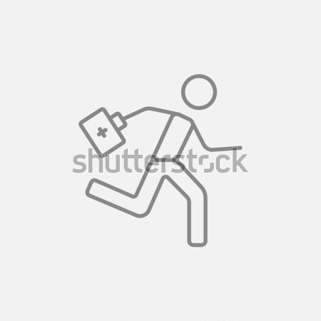 速度 スケート アイコン チョーク 手描き ストックフォト © RAStudio