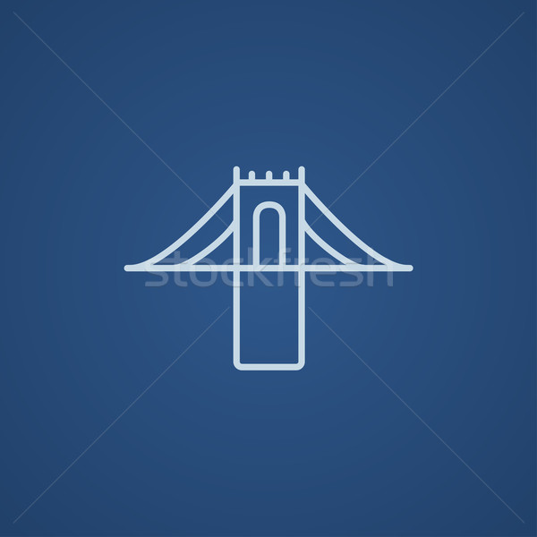 Bridge line icon. Stock photo © RAStudio