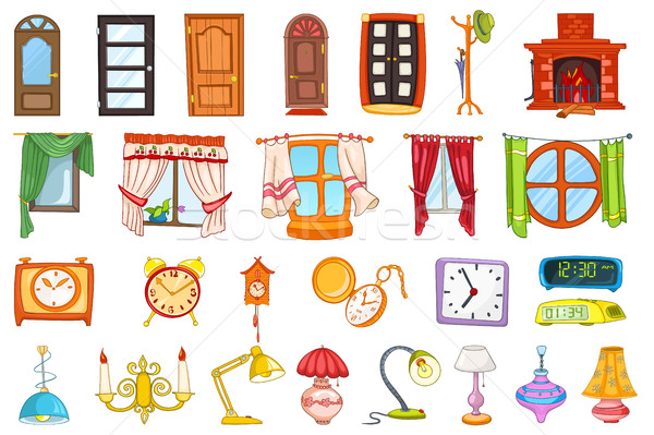 Vector set of house interior objects. Stock photo © RAStudio