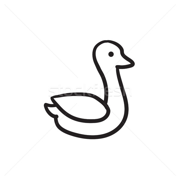 Duck sketch icon. Stock photo © RAStudio