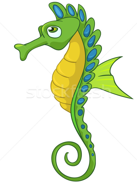 Cartoon Character Seahorse Stock photo © RAStudio