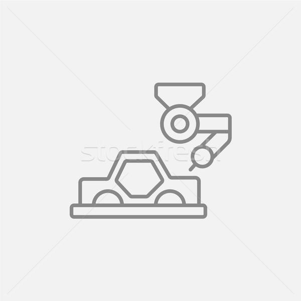 Car production line icon. Stock photo © RAStudio