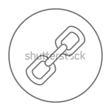 Chain links line icon. Stock photo © RAStudio