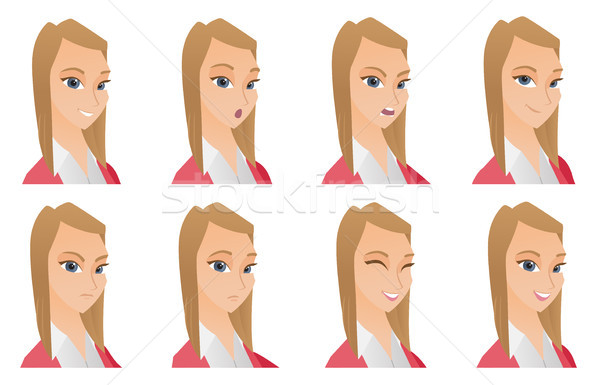 Vector set of business characters. Stock photo © RAStudio