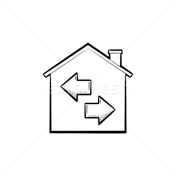 Resale hand drawn outline doodle icon. Stock photo © RAStudio