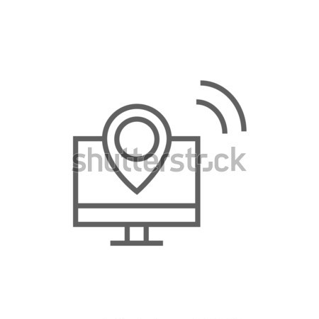 Navigation line icon. Stock photo © RAStudio