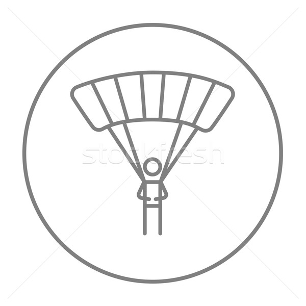Skydiving line icon. Stock photo © RAStudio