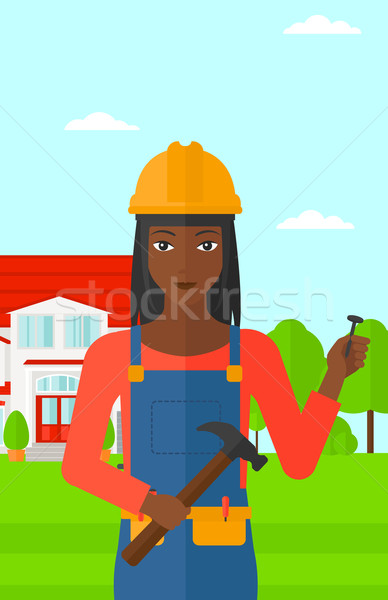 Cheerful repairer engineer. Stock photo © RAStudio