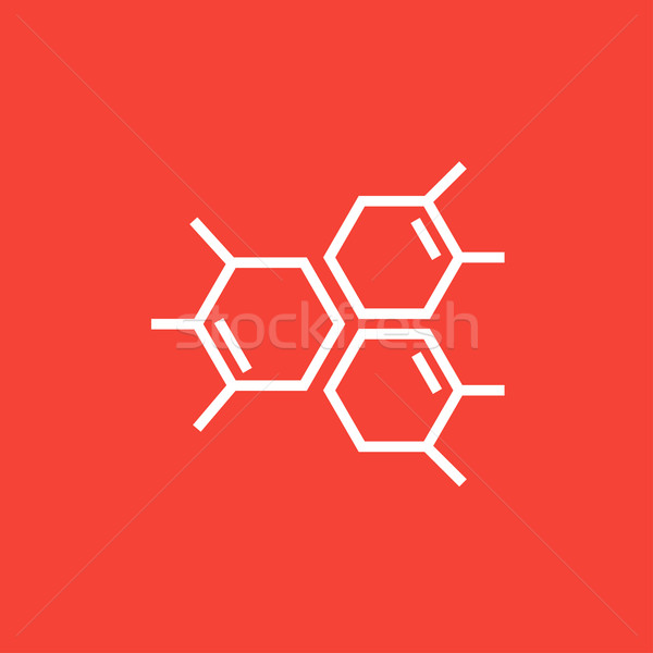 Chemical formula line icon. Stock photo © RAStudio