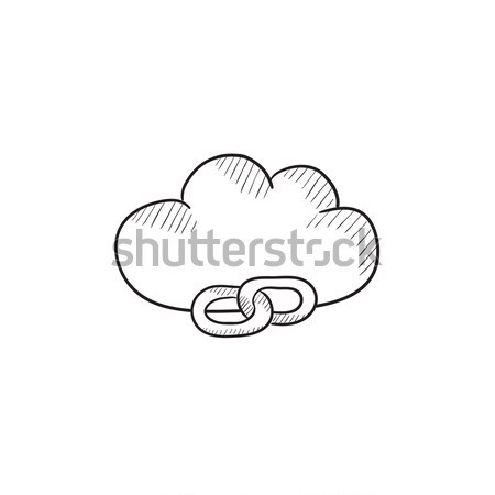 Cloud computing sketch icon. Stock photo © RAStudio
