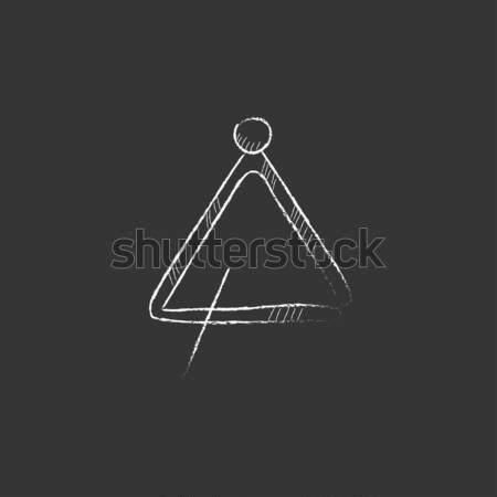 Triangle sketch icon. Stock photo © RAStudio