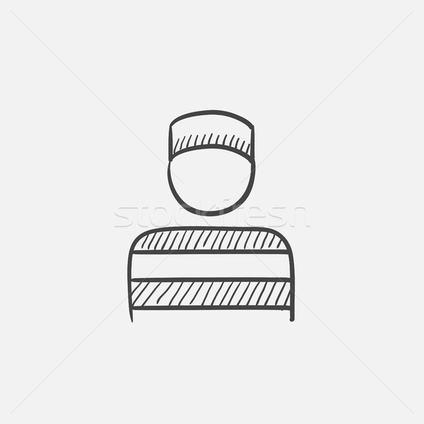 Prisoner sketch icon. Stock photo © RAStudio