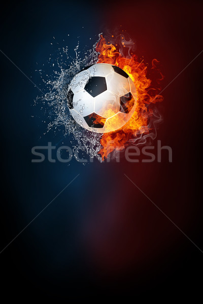 Soccer sports tournament modern poster template. Stock photo © RAStudio