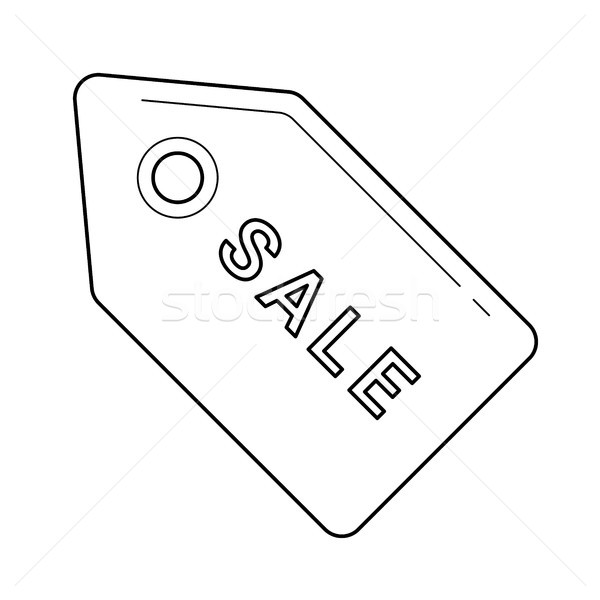 Sale tag line icon. Stock photo © RAStudio