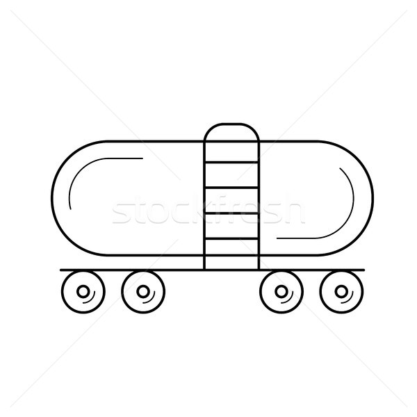 Railroad tank line icon. Stock photo © RAStudio