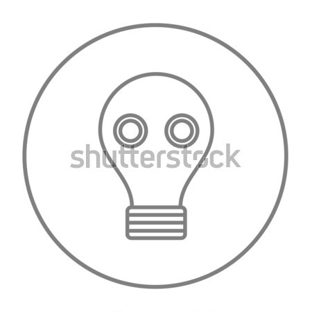 Gas mask line icon. Stock photo © RAStudio