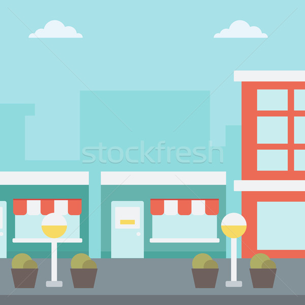 Background of city street. Stock photo © RAStudio