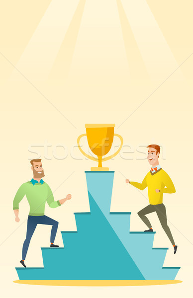 Two men competing for the business award. Stock photo © RAStudio