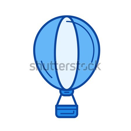 熱気球 アイコン チョーク ホット 空気 ストックフォト © RAStudio
