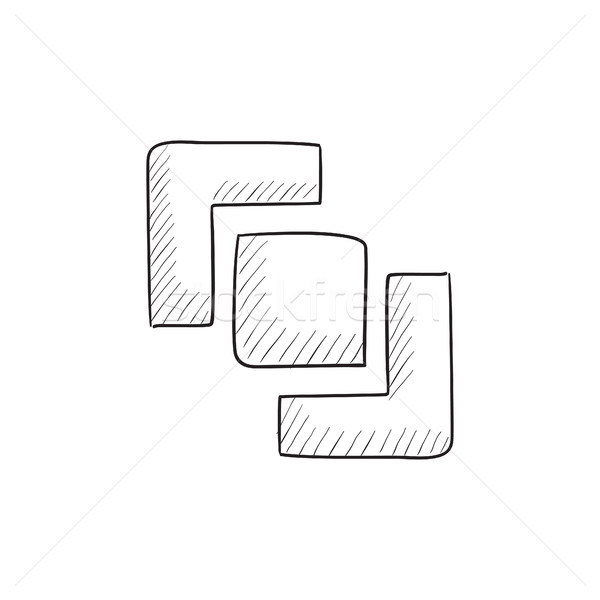 Divide sketch icon. Stock photo © RAStudio
