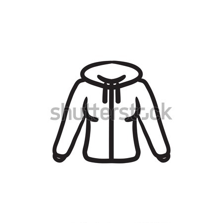 Hoodie sketch icon. Stock photo © RAStudio