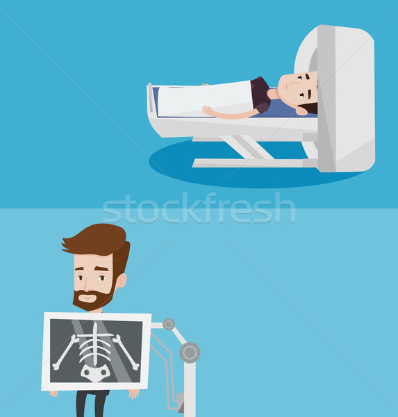 Two medical banners with space for text. Stock photo © RAStudio