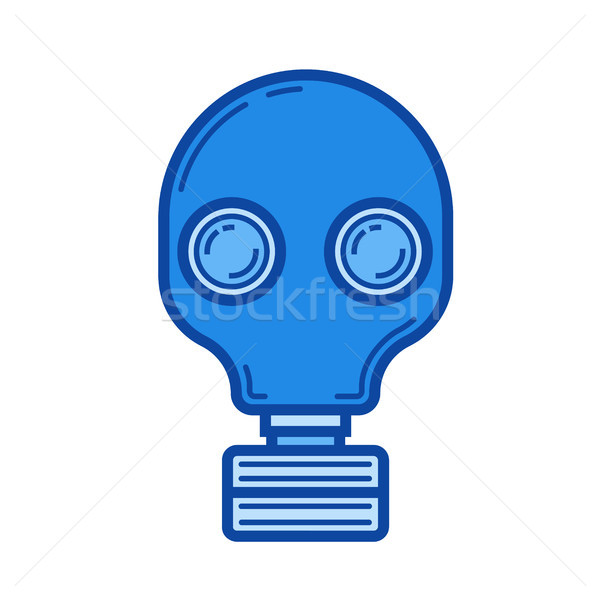 Respirator line icon. Stock photo © RAStudio