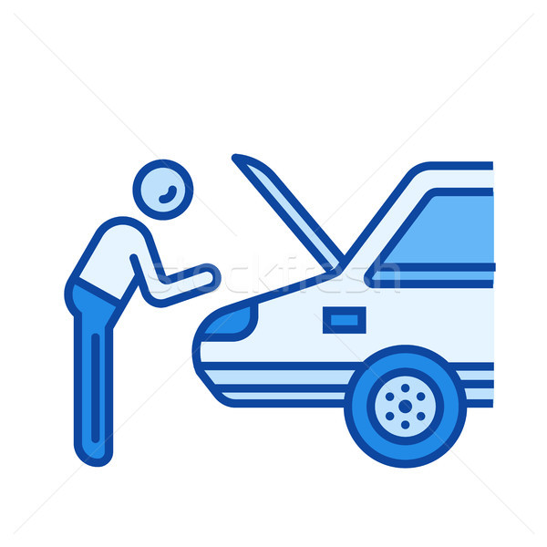 Car repair line icon. Stock photo © RAStudio
