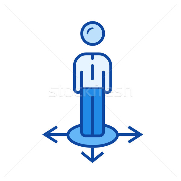 Businessman line icon. Stock photo © RAStudio
