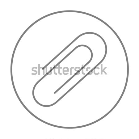 Clip line icon. Stock photo © RAStudio