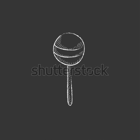 Round lollipop sketch icon. Stock photo © RAStudio