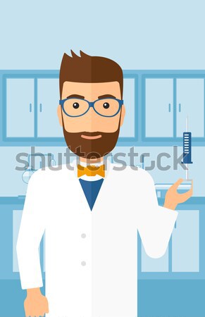 Man with injured head. Stock photo © RAStudio