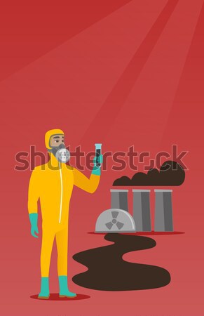 Laboratory assistant with test tube. Stock photo © RAStudio