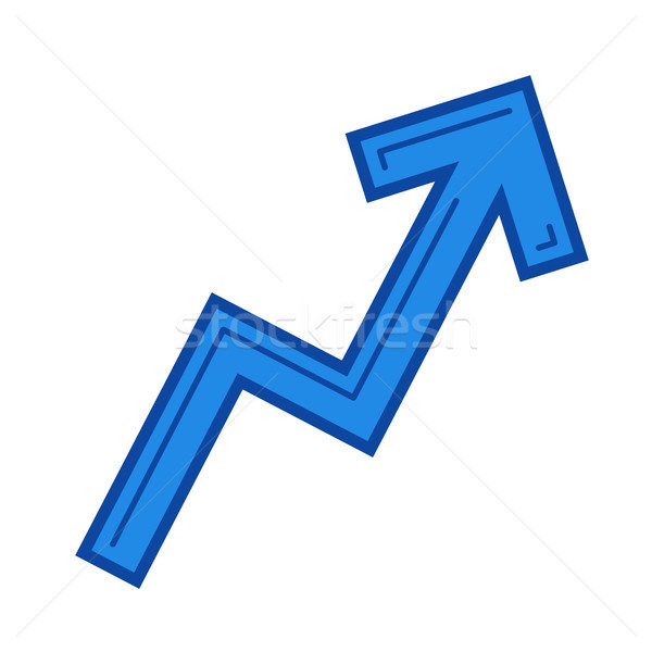 Success growth chart line icon. Stock photo © RAStudio