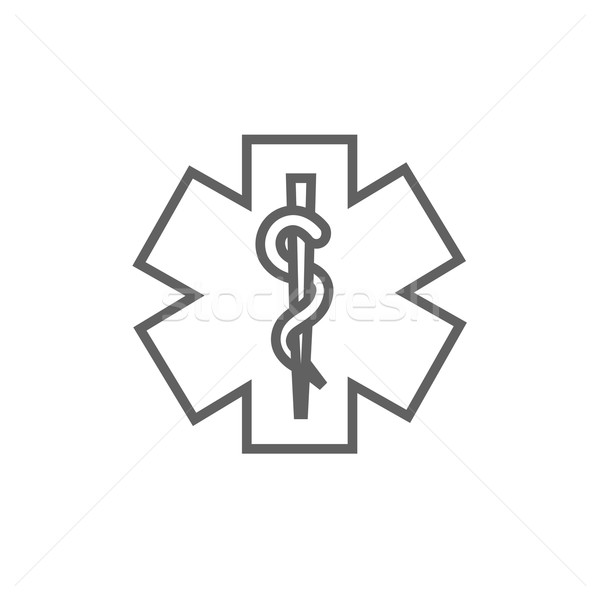 Medical symbol line icon. Stock photo © RAStudio