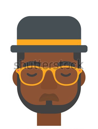 Grieving man with eyes closed. Stock photo © RAStudio