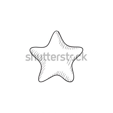 Rating star sketch icon. Stock photo © RAStudio