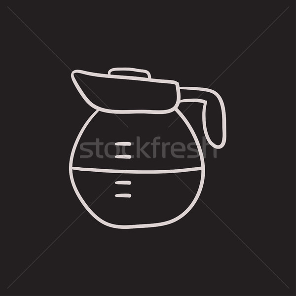 Carafe sketch icon. Stock photo © RAStudio