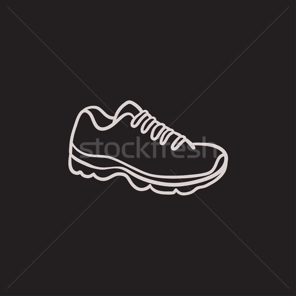 Sneaker sketch icon. Stock photo © RAStudio