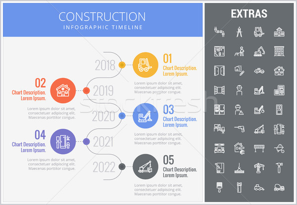 Construction infographic template and elements. Stock photo © RAStudio