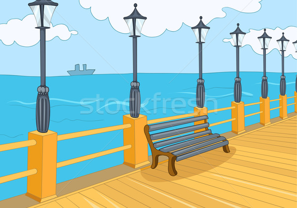 Stock photo: Seafront