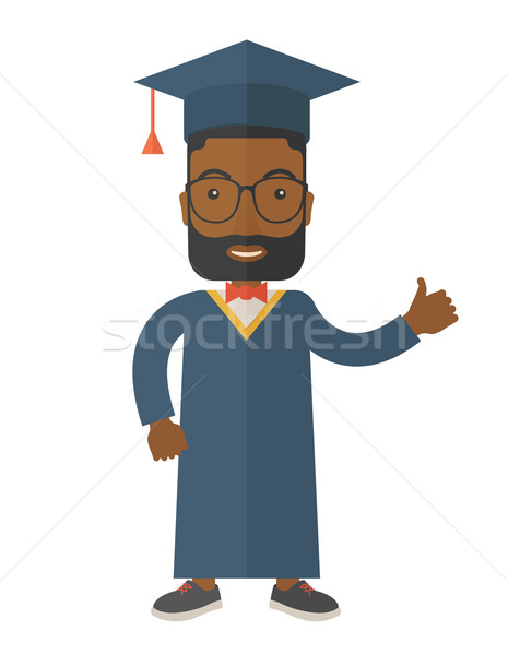 Graduation young man dream. Stock photo © RAStudio