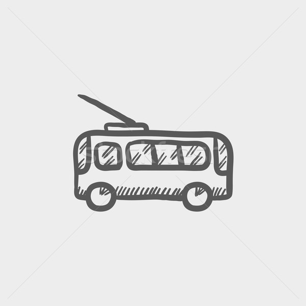 Bus sketch icon Stock photo © RAStudio