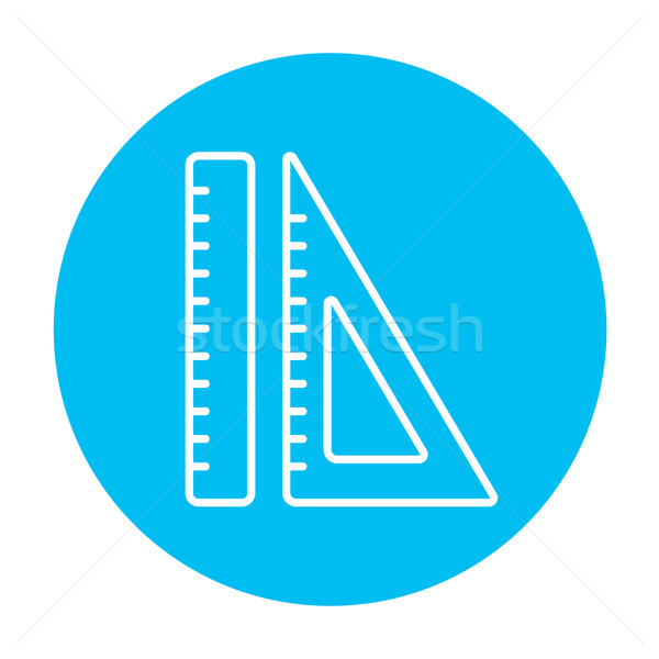 Rulers line icon. Stock photo © RAStudio