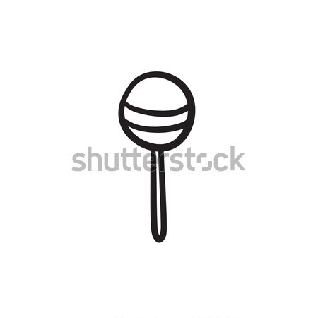 Lollipop line icon. Stock photo © RAStudio