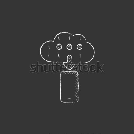 Cloud computing line icon. Stock photo © RAStudio