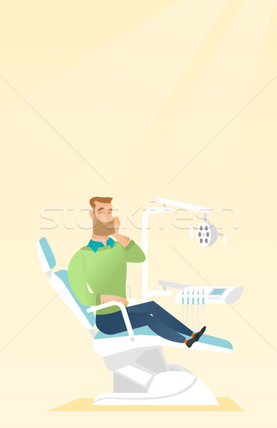 Man suffering from toothache. Stock photo © RAStudio