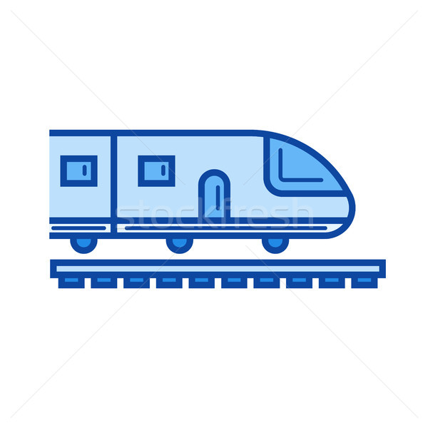 High speed train line icon. Stock photo © RAStudio