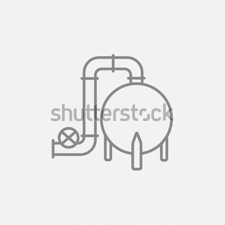 Factory line icon. Stock photo © RAStudio