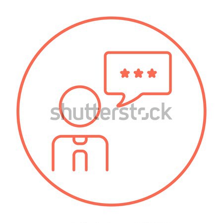 Customer service line icon. Stock photo © RAStudio